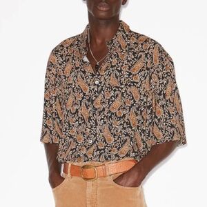 Isabel Marant vabilio printed short-sleeve shirt